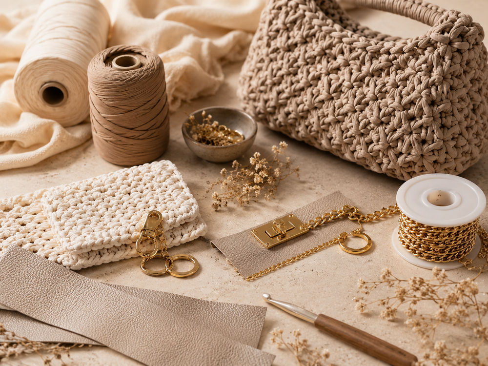Materiali selezionati in atelier